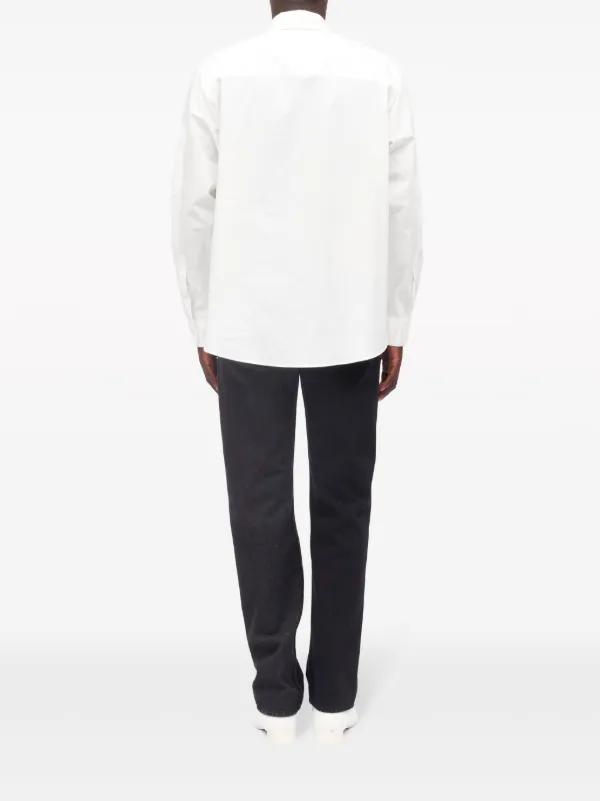 MM6 Maison Margiela Cotton Poplin Shirt | White | FARFETCH