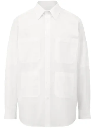MM6 Maison Margiela Cotton Poplin Shirt | ホワイト | FARFETCH JP