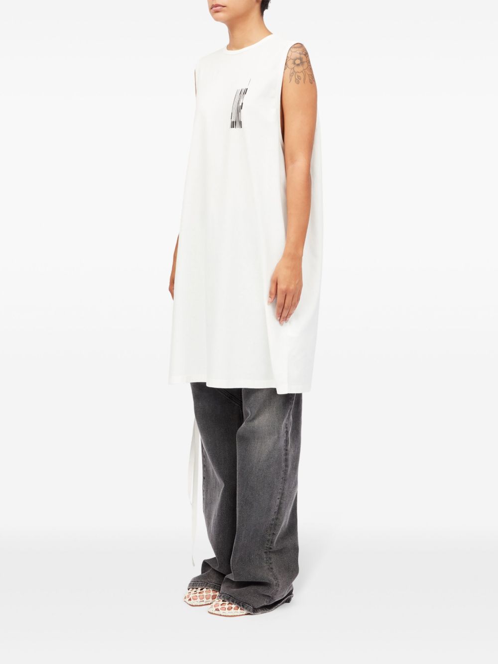 MM6 Maison Margiela cotton long tank top Women