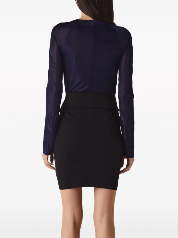 【関税込み】16Arlington ブルー＆ブラック Tevra ミニドレス 16Arlington Tevra Mini Dress | Blue | FARFETCH JO