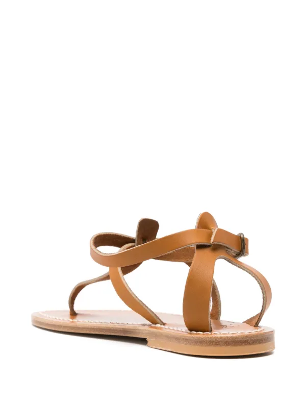 K. Jacques Buffon Leather Sandals Farfetch