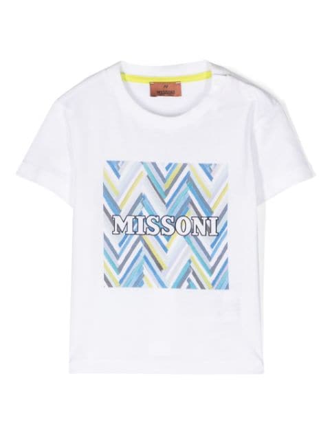 Missoni Kids logo-print cotton T-shirt