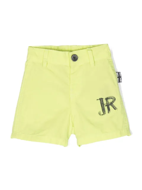 John Richmond Junior logo-print cotton shorts