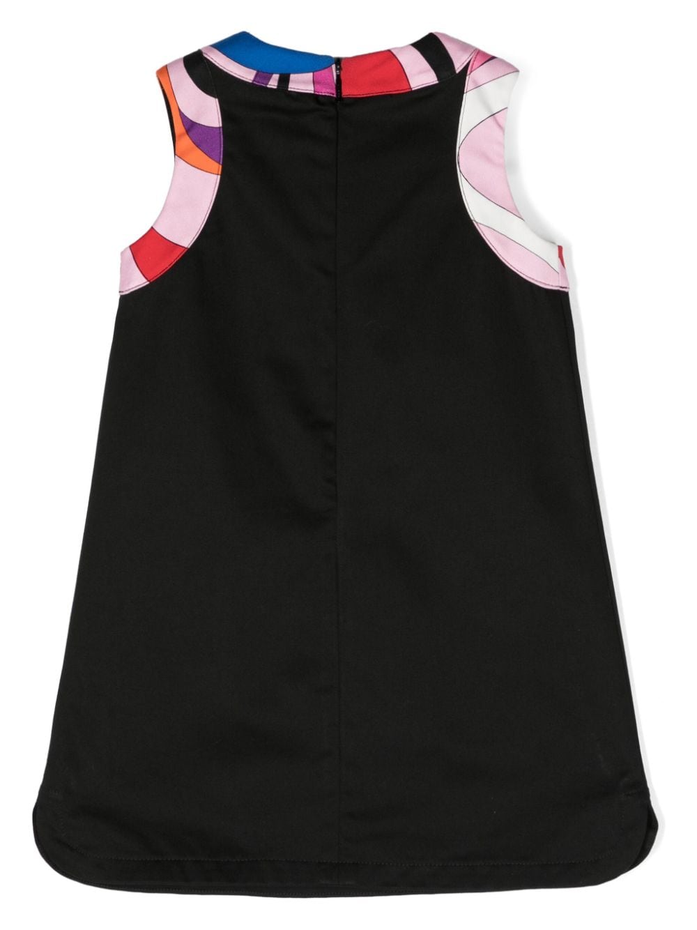 Shop Pucci Junior Iride-print A-line Dress In Black