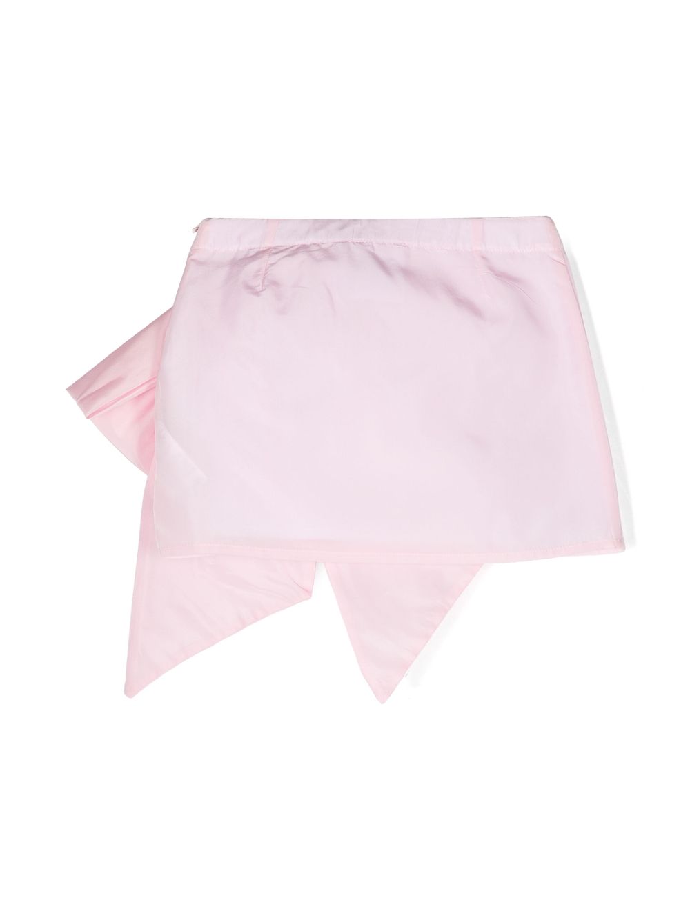 Douuod Kids bow-detail A-line skirt - Pink