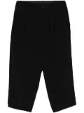Yohji Yamamoto tailored tapered trousers - Black