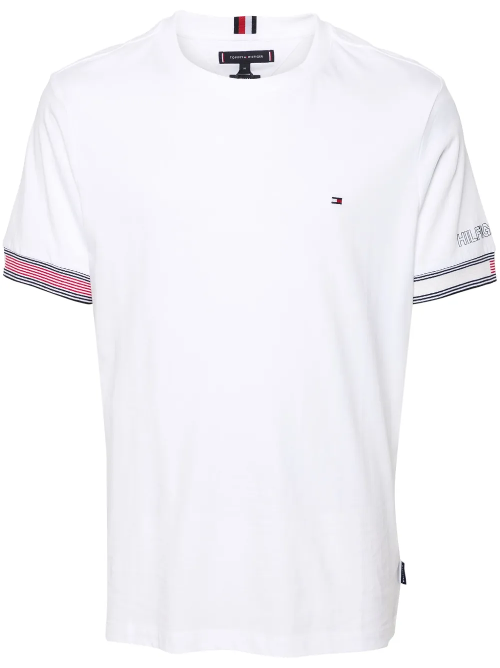 Tommy Hilfiger T-shirt met geborduurd logo Wit