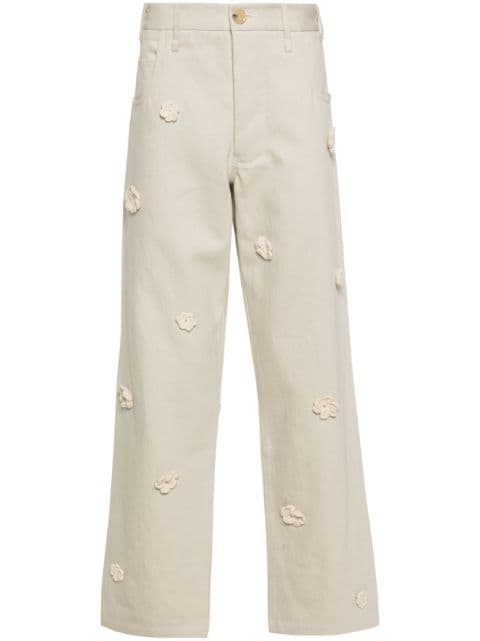 Song For The Mute Daisy mid-rise straight-leg jeans