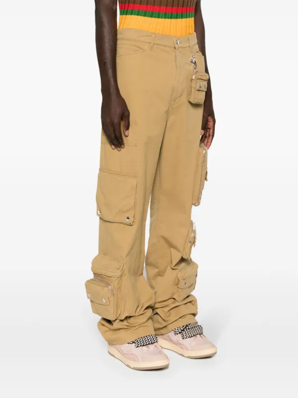 Lanvin x Future utility-pockets Straight Trousers | Neutrals