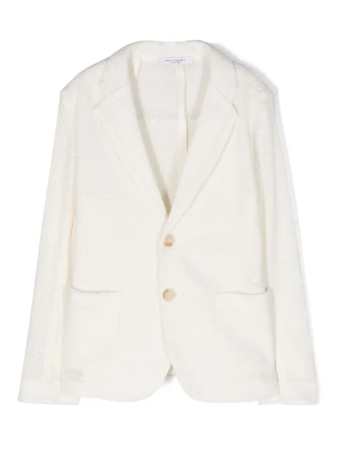 Paolo Pecora Kids single-breasted knitted blazer