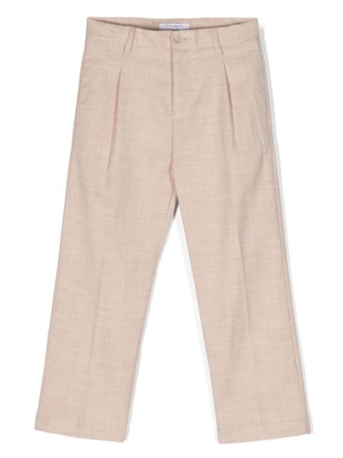 Paolo Pecora Kids pleated tapered trousers