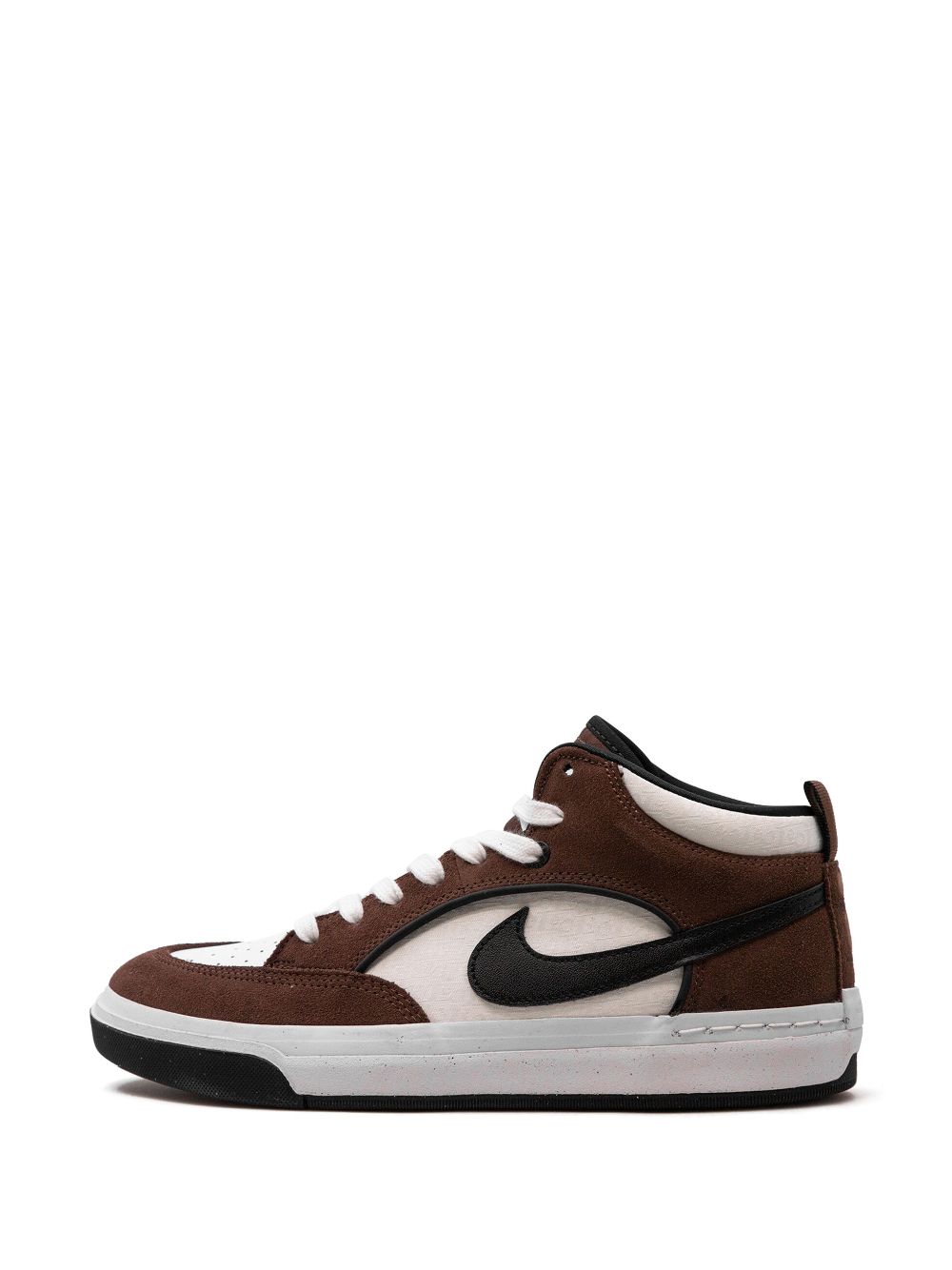 Shop Nike Sb React Leo "light Chocolate" Sneakers In Brown