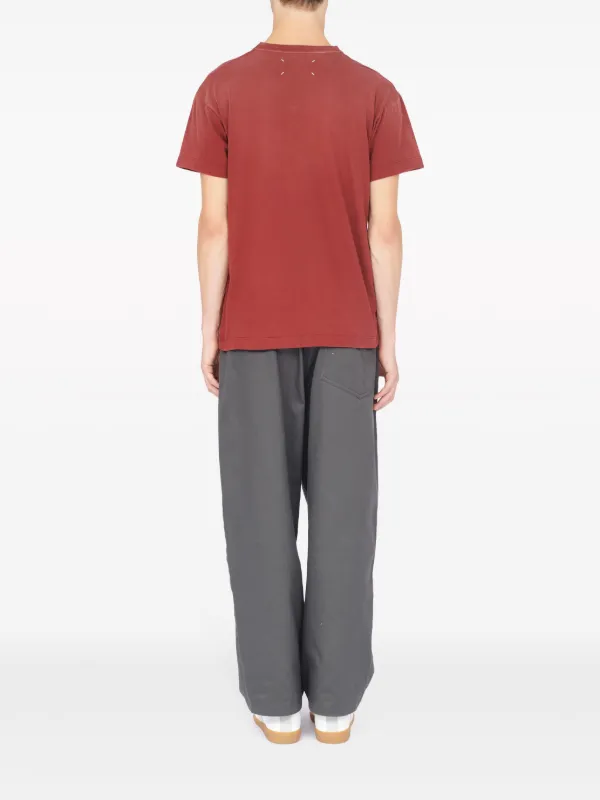 Maison Margiela ロゴ Tシャツ | レッド | FARFETCH JP