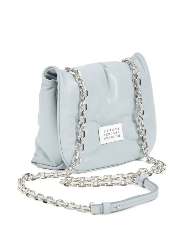 Maison Margiela Small Glam Slam Flap Cross Body Bag | Blue