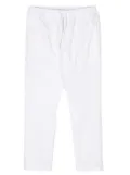 Paolo Pecora Kids elasticated-waist twill trousers - White