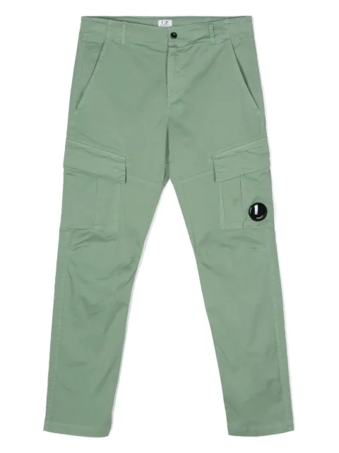 C.P. Company Kids Calça cargo com detalhe Lens