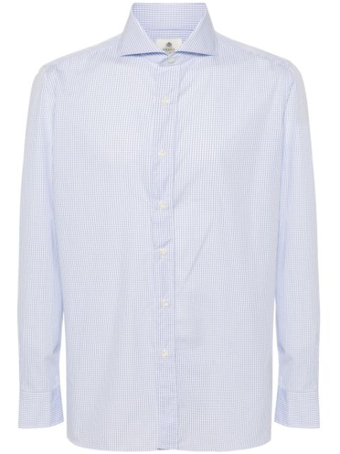 Borrelli check-pattern cotton shirt