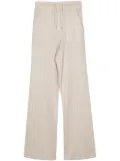 Lorena Antoniazzi wide-ribbed knitted trousers - Neutrals