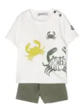 Moncler Enfant graphic-print short set - White