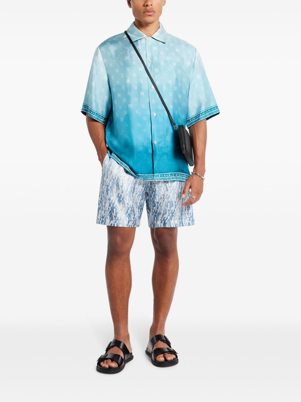 AMIRI logo-print shorts - Wit