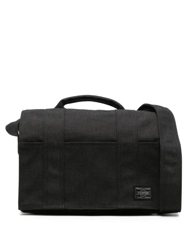 Porter-Yoshida & Co. Smoky logo-patch Messenger Bag - Farfetch