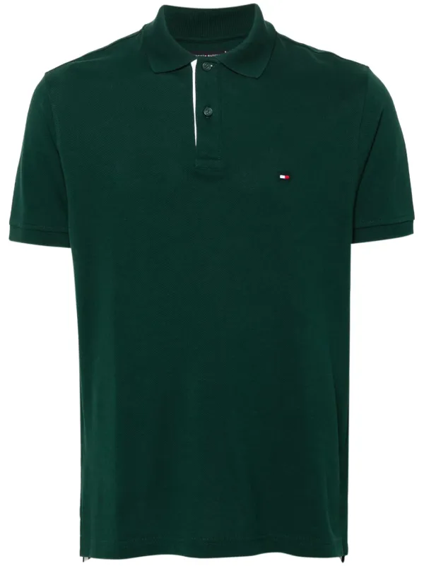 Polo tommy hilfiger verde online