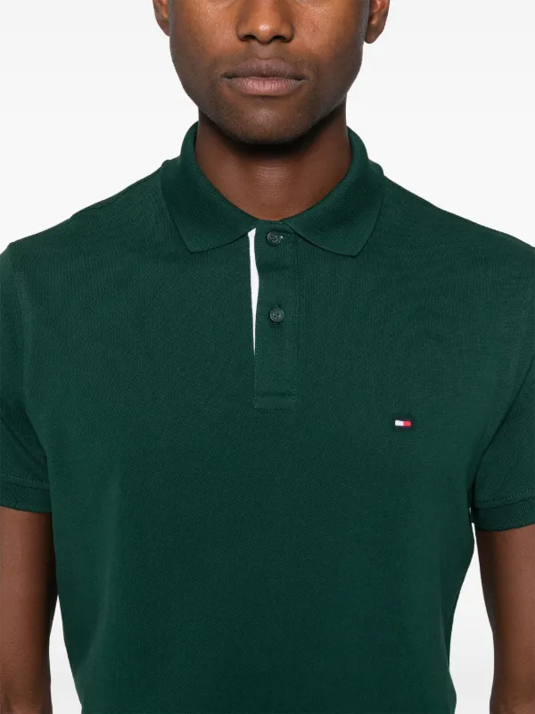 Playera Tommy Hilfiger Hombre Verde Playera Tommy Hilfiger Cuello