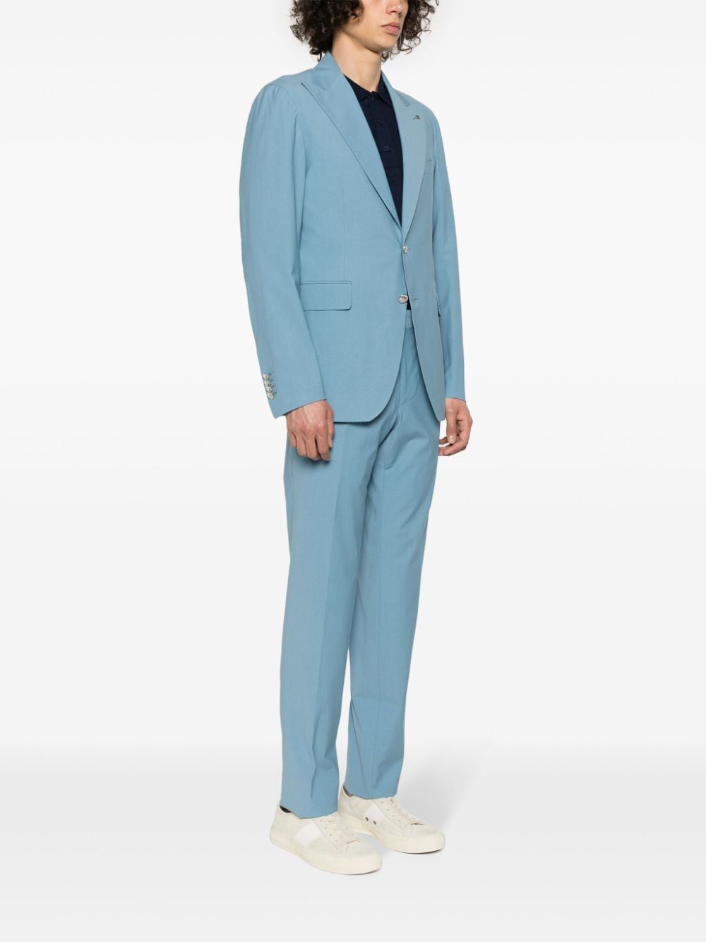 Tagliatore single-breasted suit Blauw