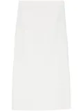 Lorena Antoniazzi ribbed-knit pencil skirt - White