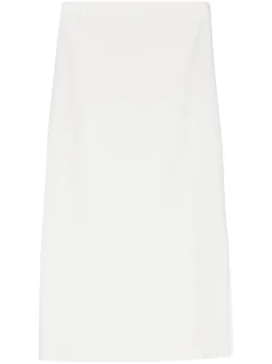 スカート LORENA ANTONIAZZI Women Skirts P2562GO16C3612 White Lorena_Antoniazzi_Bouncy_Knit_