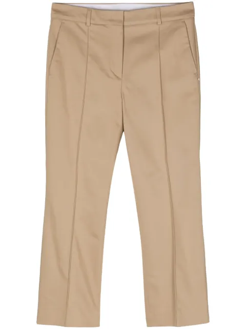 Sportmax Etnamm twill cropped trousers