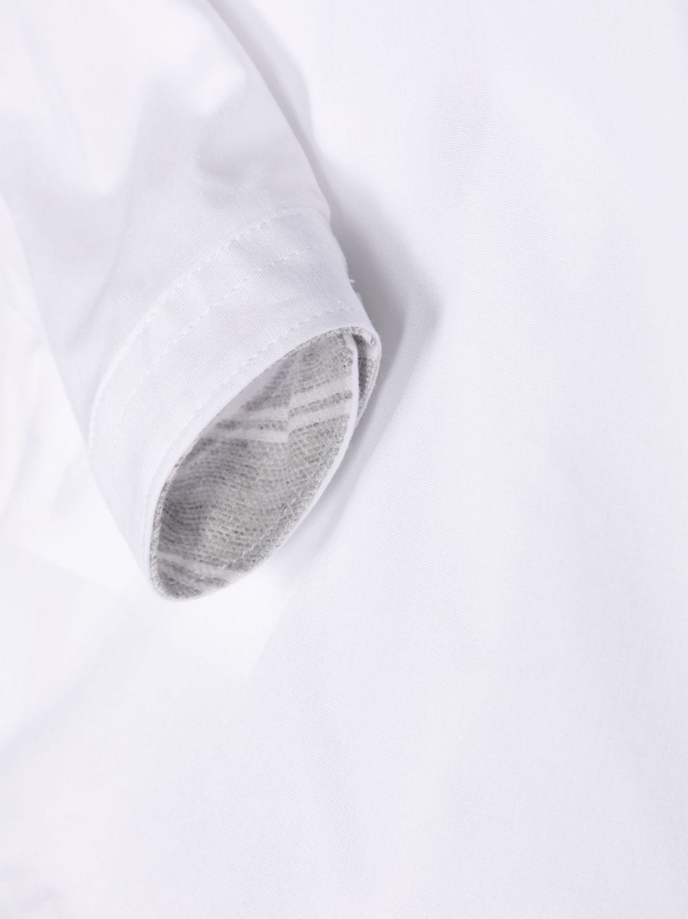 Shop Le Bebé Enfant Classic-collar Twill Shirt In White