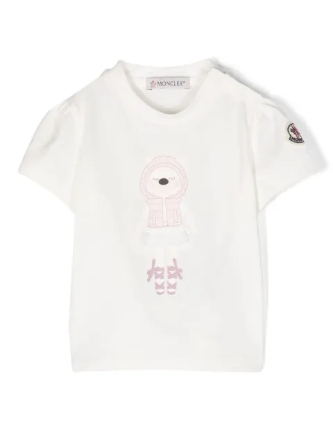 Moncler Enfant graphic-print cotton T-shirt