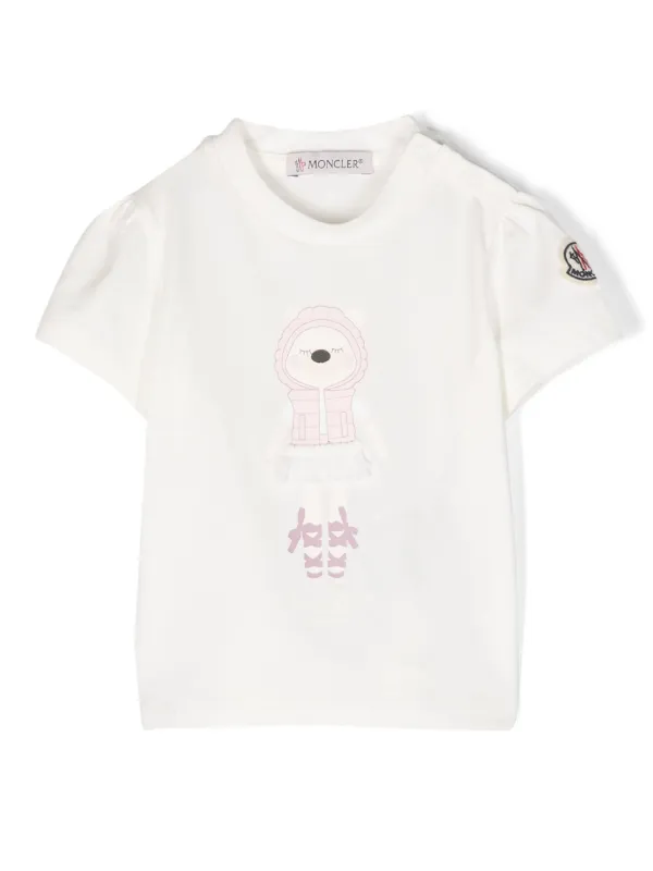Moncler Enfant グラフィック Tシャツ | ホワイト | FARFETCH JP