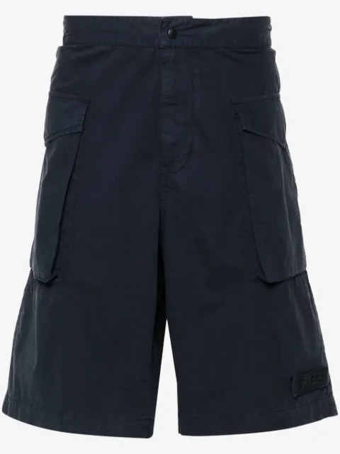 ASPESI logo-patch cargo shorts