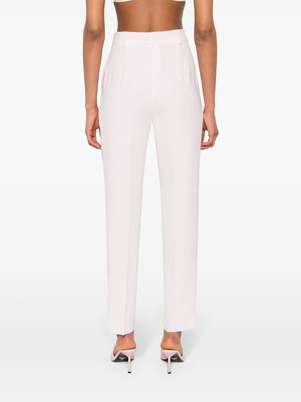 Shop Max Mara Pleat-detail Trousers In Pink