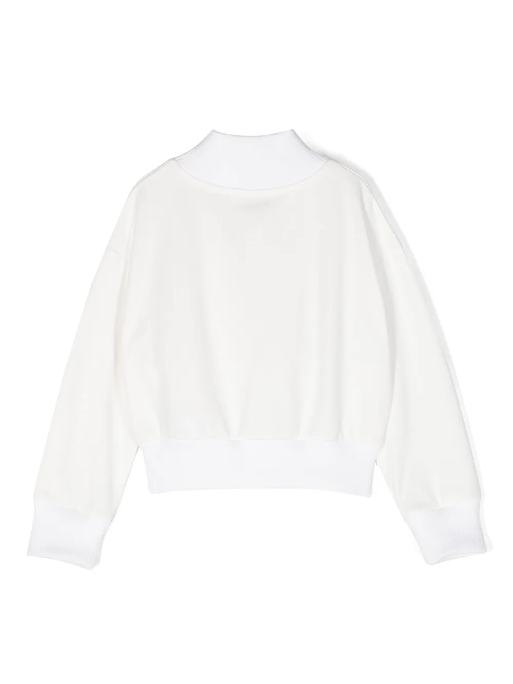 PUCCI Junior logo-print zip-up sweatshirt - Wit