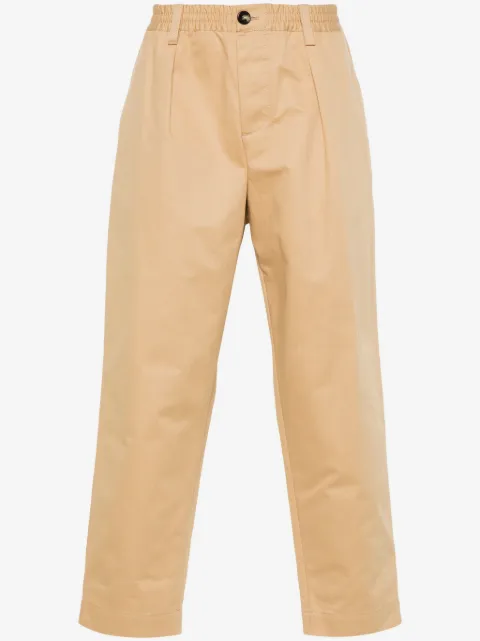 Marni gabardine tapered trousers