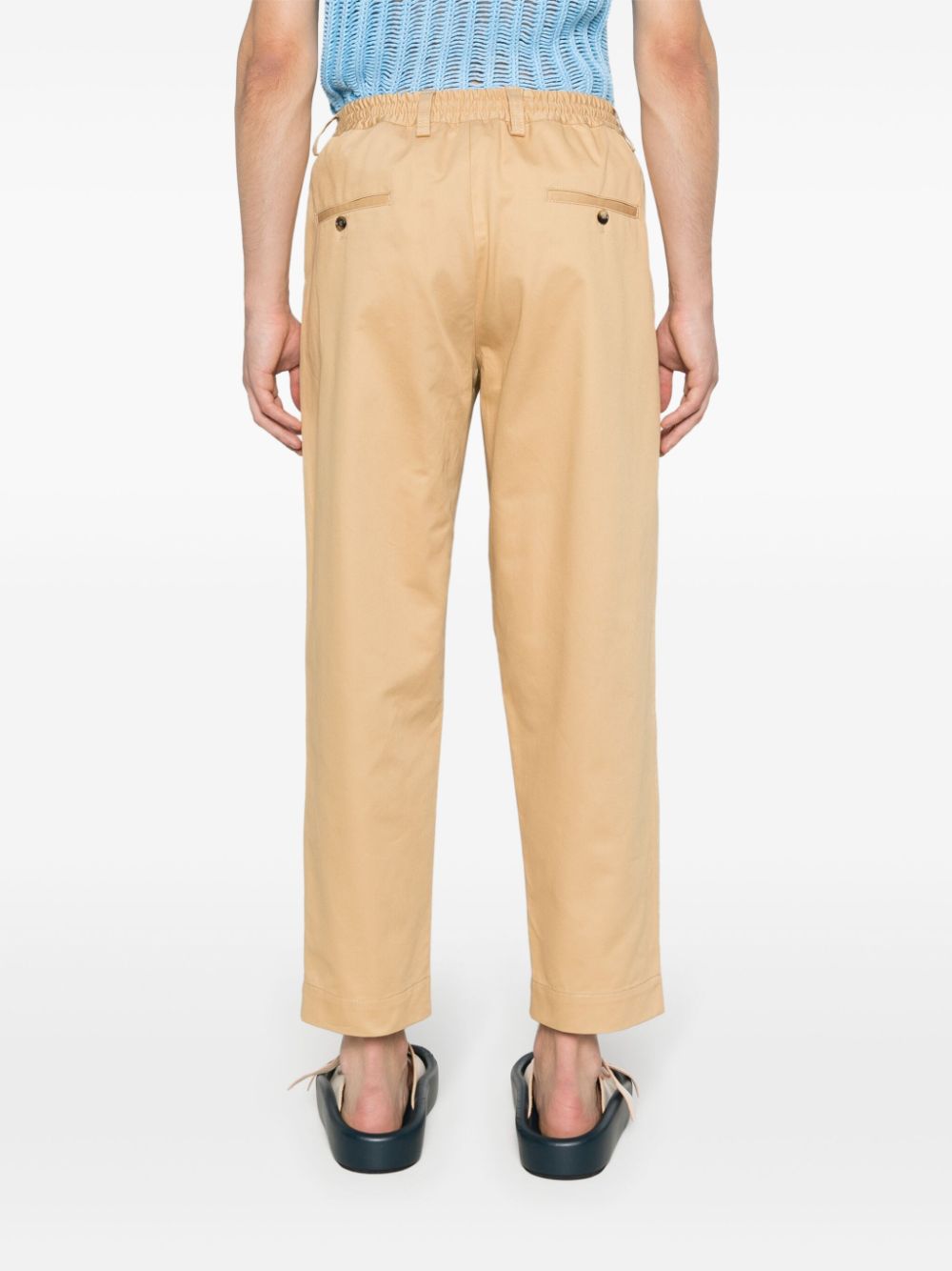 Marni gabardine tapered trousers Men