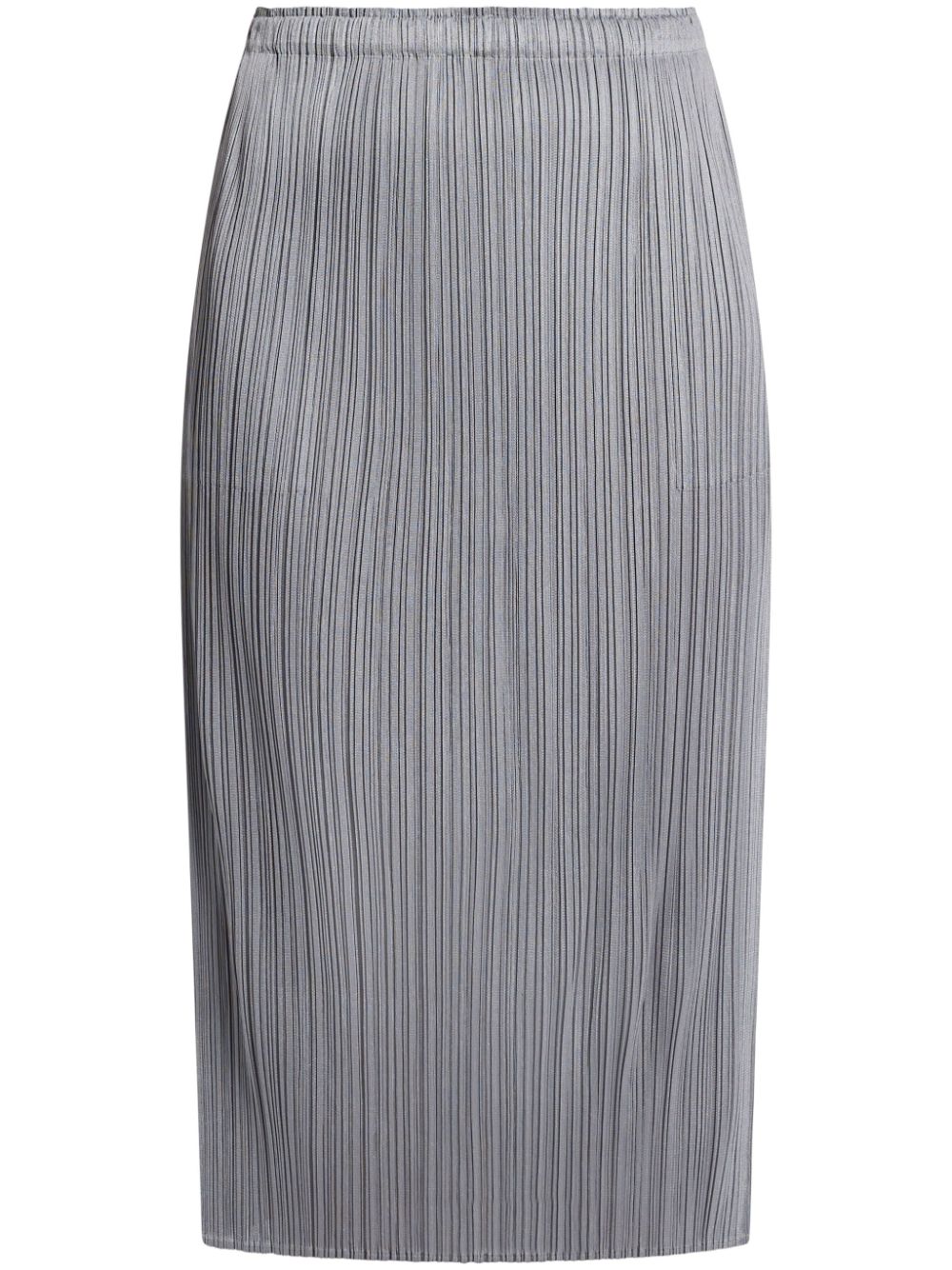 June pleated midi skirt