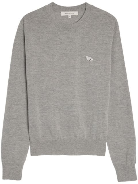 Maison Kitsuné W Baby Fox Patch Regular Jumper