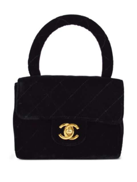 CHANEL 1995 micro Kelly diamond-quilted handbag Women