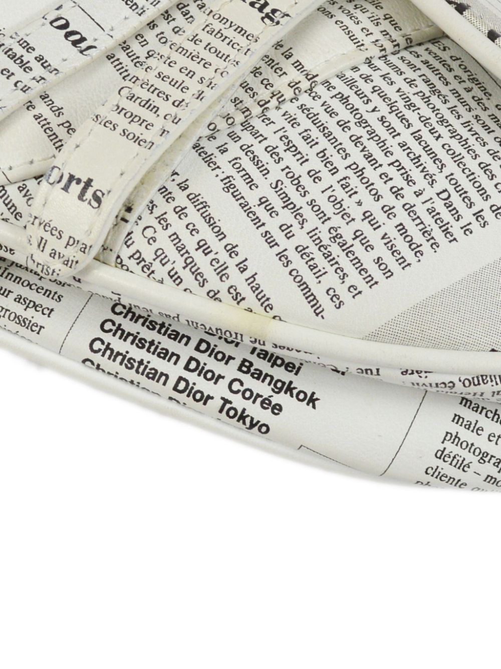 Cheap Christian Dior 2000 small Newspaper Saddle bag Women