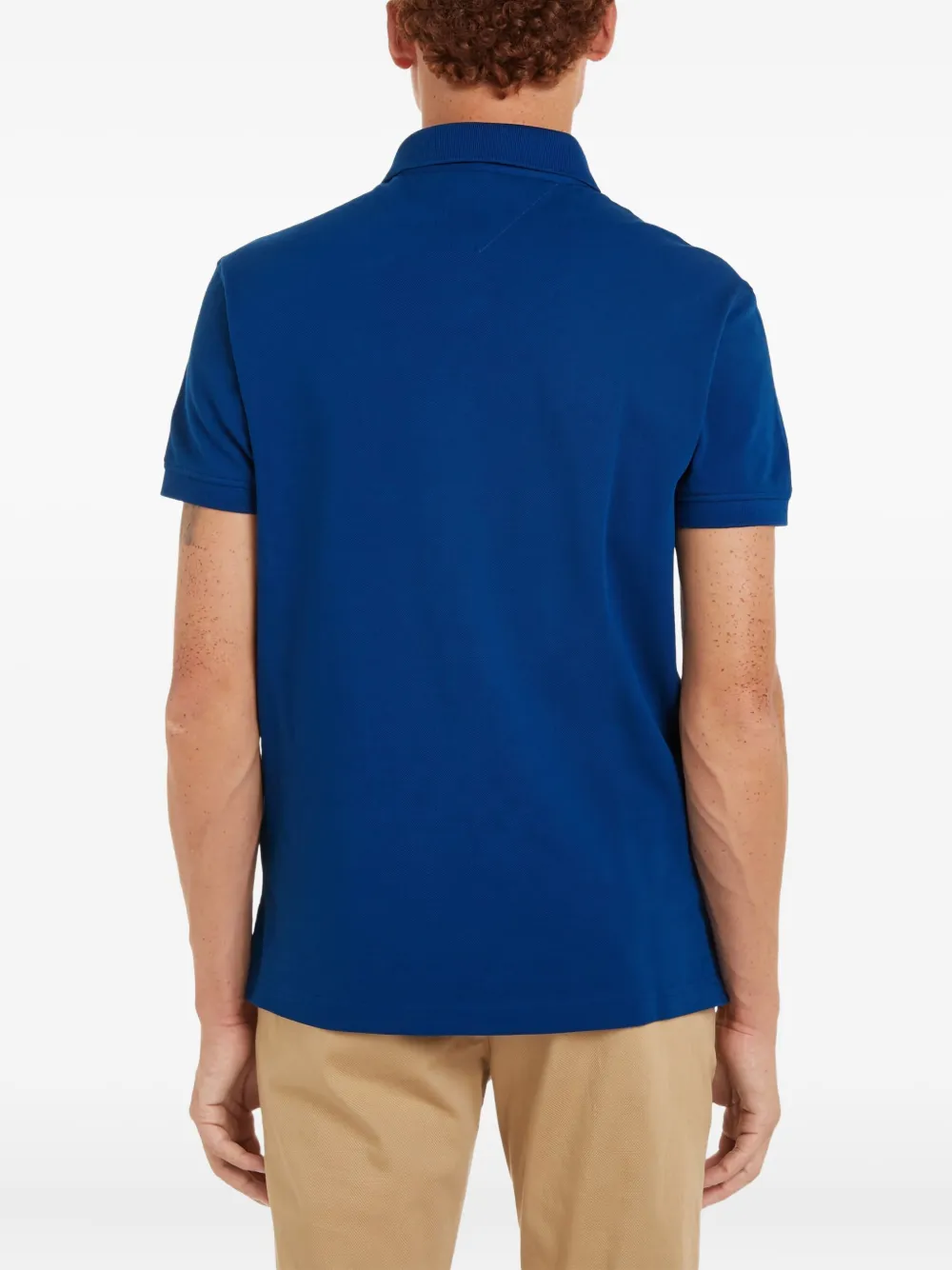 Tommy Hilfiger Poloshirt met geborduurd logo Blauw