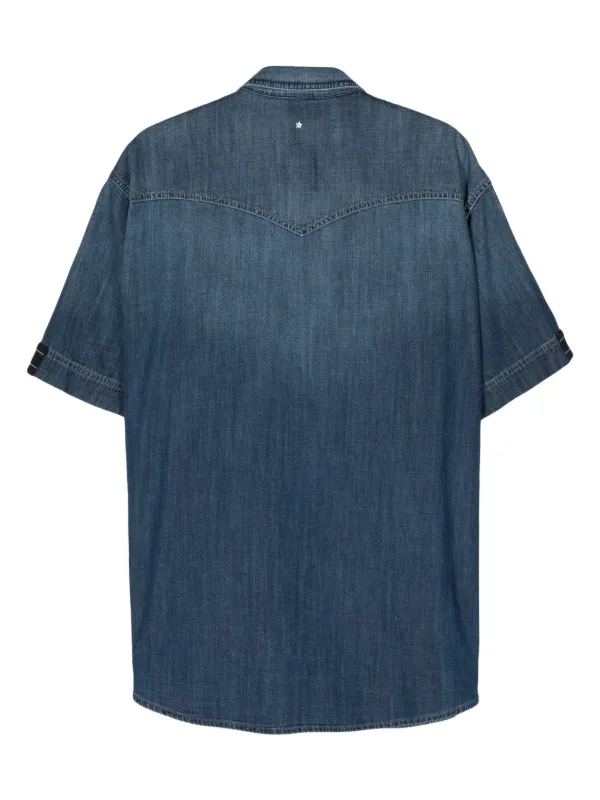 Lorena Antoniazzi short-sleeve Denim Shirt Blue FARFETCH PH