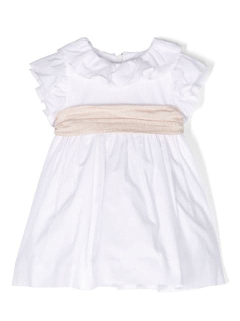 Le Bebé Enfant bow-detail cotton dress