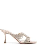 Aquazzura 75mm Gatsby sandals - Gold
