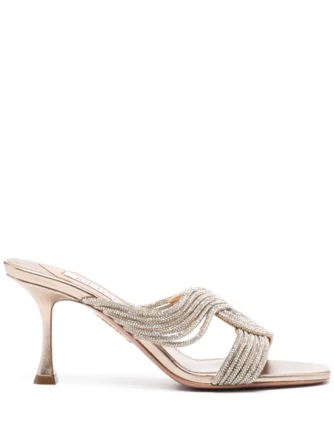 Affordable Aquazzura Gatsby 75mm mules Women