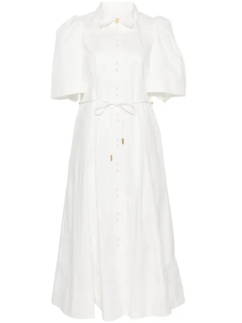 Aje Pivotal Tie midi dress