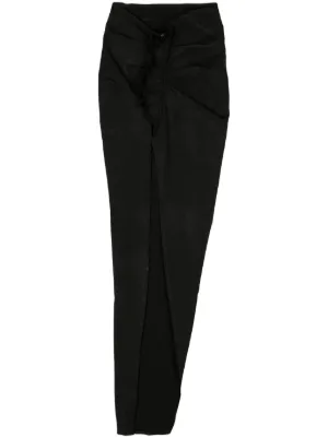 Rick Owens DRKSHDW Pillar マキシスカート | ブラック | FARFETCH JP